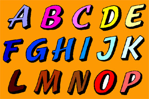 ABC上色
