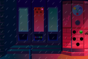 逃离雨中大街