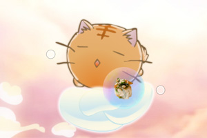 小猫咪吃寿司