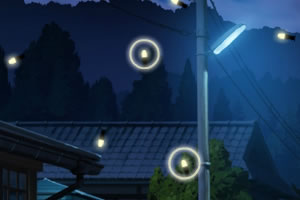 夜晚的萤火虫