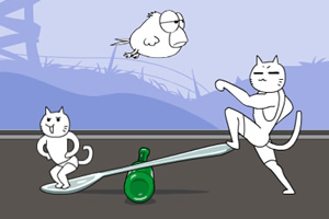 神经猫飞翔