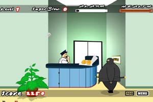 胖忍者打保安