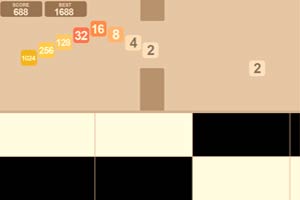 飞扬的2048躲白块