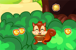 松鼠爱吃爆米花