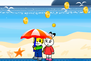 巧虎琪琪躲避球