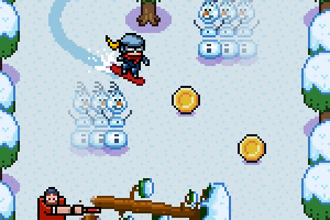 森林滑雪