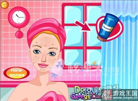 一起来给芭比公主化妆吧？小游戏