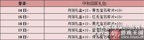 《联盟与部落》四大活动欢度中秋？天降月饼玉兔