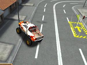 巨轮卡车的3D停车