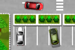 小轿车停车