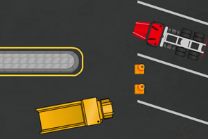 停靠超级货车
