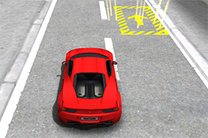 3D跑车城市停靠