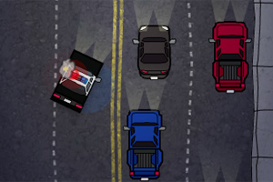 开警车逃跑