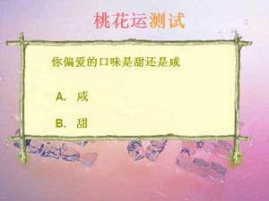桃花运测试