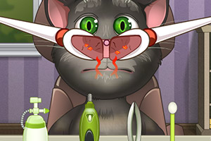 汤姆猫看鼻子