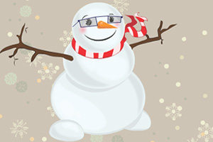 呆萌的小雪人