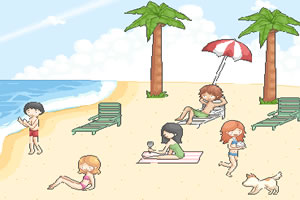 海滩聚会