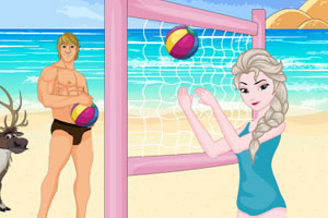 冰雪姐妹沙滩排球