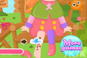 宝贝被动物咬伤了