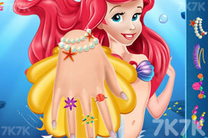 人鱼公主深海美甲