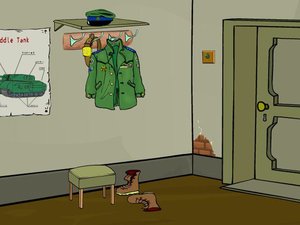 逃生军营房间