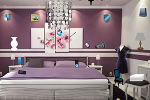 紫色小屋找东西