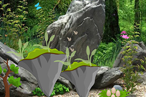 逃离火山口原始森林