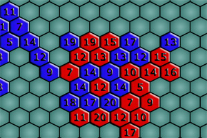 红蓝格子棋