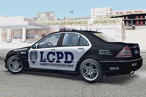 奔驰警车拼图