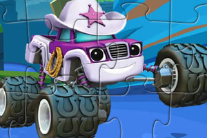 怪物大脚车拼图