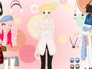 粉红年幼女孩