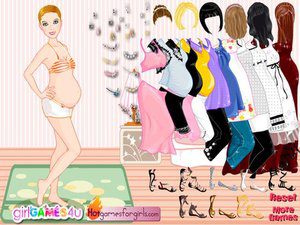 扮靓美丽孕妇