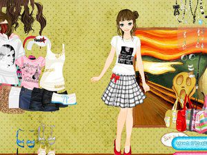 粉色圆润少女