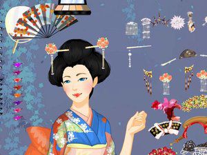日本古装发艺 