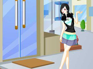 鲜花露肩女郎
