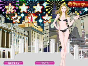 新年宴会美女