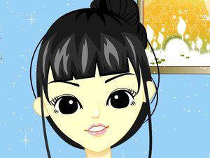 短发小美女