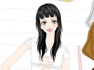清新瘦女