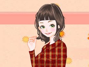 秀气格子衫