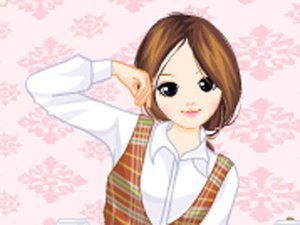 圆脸少女