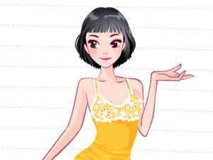 花衣提包女