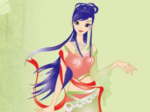 古装水仙花神