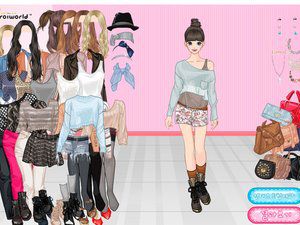 女孩韩版服装秀