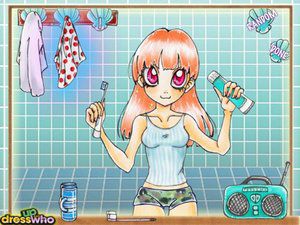 睡前臭美