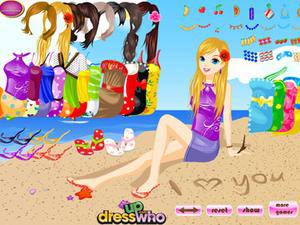 夏日海滩美女