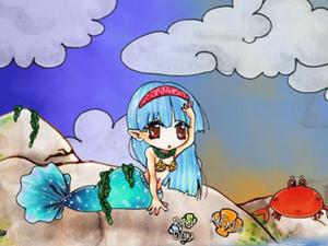 海滩换装