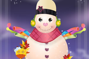 卖萌的雪人