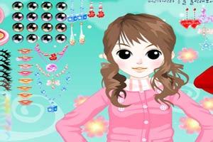 冬日亮丽女生