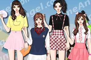韩式女子校园风