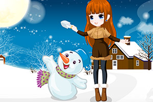 堆个雪人吧